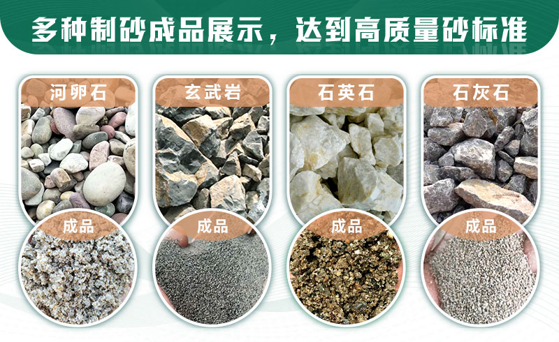 什么樣的石頭適合制砂？制沙生產(chǎn)線如何配置？