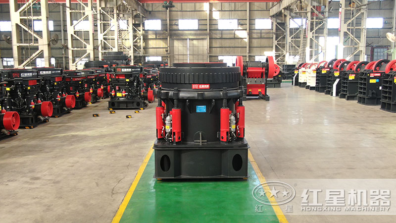 300型圓錐破碎機型號及參數(shù)，一小時能生產(chǎn)多少噸石子？